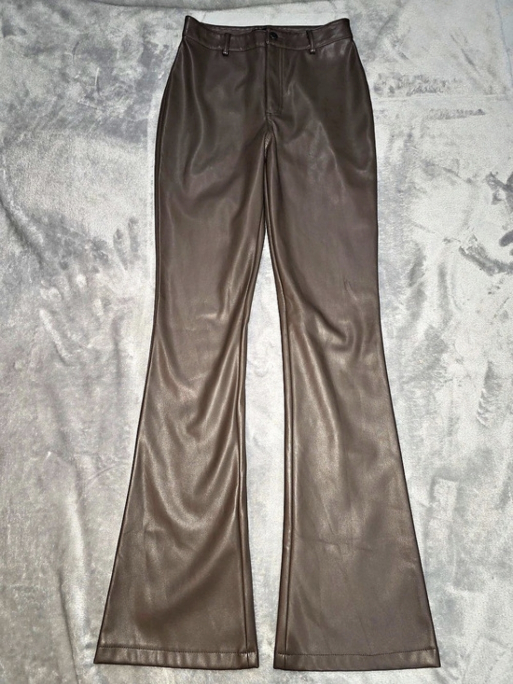 MOTEL Brown Flare Pants Size XS Like New